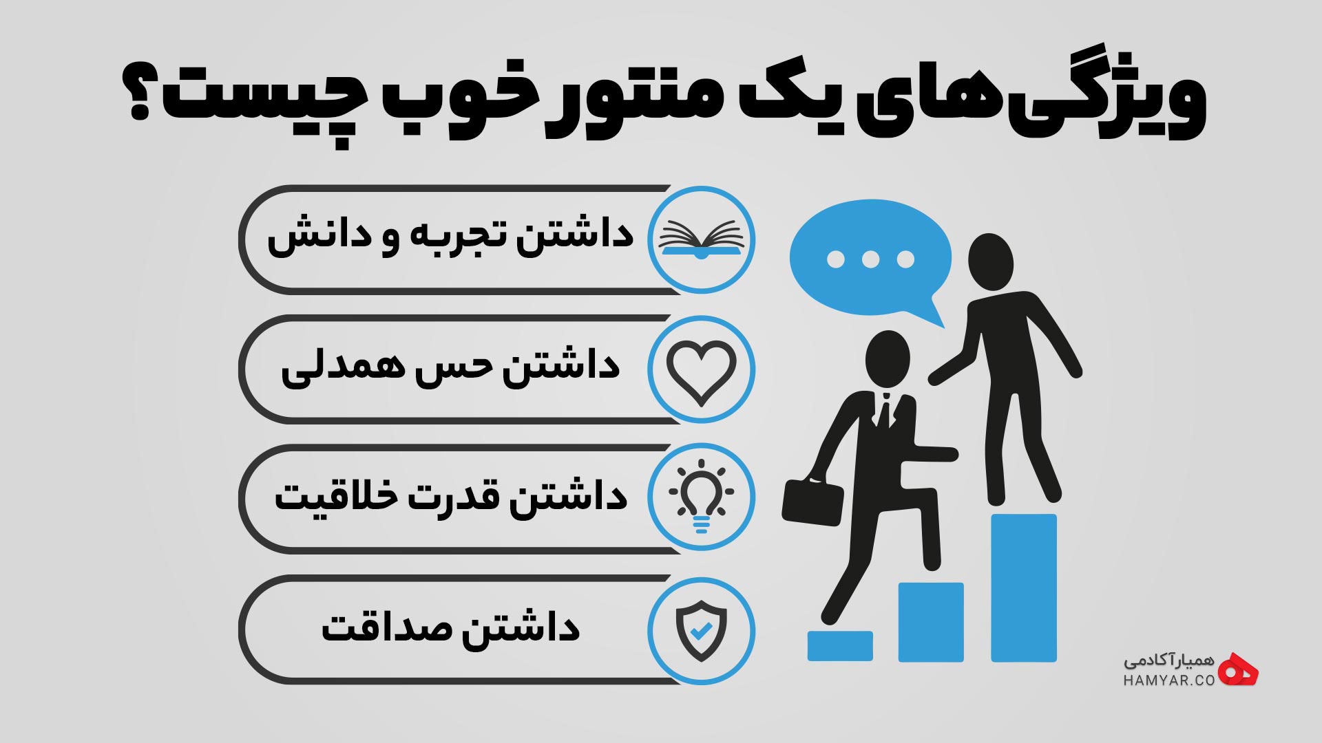 ویژگی های یک منتور خوب